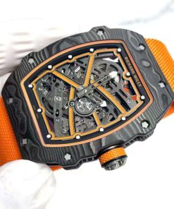 Richard Mille RM67-02 Carbon Best Replica Watch Weight 37 Grams Ultralight Orange 38.7×47 (2)