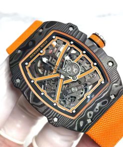 Richard Mille RM67-02 Carbon Best Replica Watch Weight 37 Grams Ultralight Orange 38.7×47 (2)