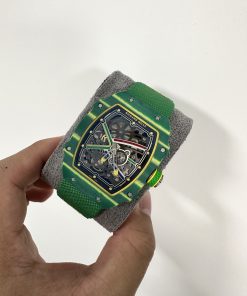 Richard Mille RM67-02 Green Carbon Customs Like Auth VVIP (4)