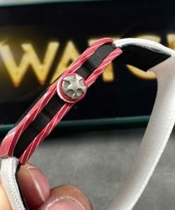 Richard Mille RM67-02 Red Carbon Customs Like Auth VVIP 38.7X47 (12)