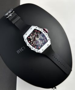 Richard Mille Replica Watch RM38-02 Bubba Watson Tourbillon Carbon Quartz TPT 44mm (11)
