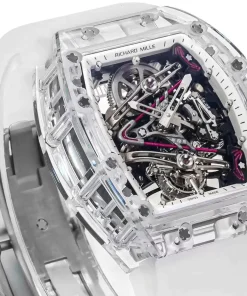 Richard Mille Replica Watch RM38-02 Tourbillon Sapphire Best Quality 41x50mm (1)