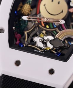 Richard Miller RM88 Smiley Replica Watches Black Color 42mm (8)