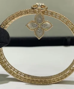 Roberto Coin Womens Bracelet Custom 18K Gold Diamond (2)