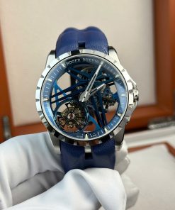 Roger Dubuis Excalibur Cobalt Blue RDDBEX0838 Best Replica Watch BBR Factory 42mm (2)