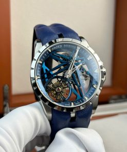 Roger Dubuis Excalibur Cobalt Blue RDDBEX0838 Best Replica Watch BBR Factory 42mm (2)