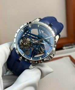 Roger Dubuis Excalibur Cobalt Blue RDDBEX0838 Best Replica Watch BBR Factory 42mm (2)