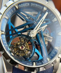 Roger Dubuis Excalibur Cobalt Blue RDDBEX0838 Best Replica Watch BBR Factory 42mm (2)