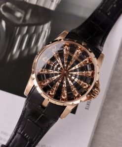 Roger Dubuis Excalibur Knights Of The Round Replica Watches Black 45mm (2)