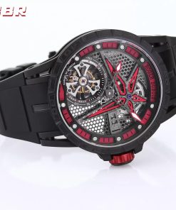 Roger Dubuis Excalibur RDDBEX0817 Replica Watches Tourbillon BBR 45mm (9)
