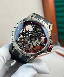 Roger Dubuis Excalibur Spider Titanium RDDBEX0545 Replica Watch Red BBR Factory 45mm (2)