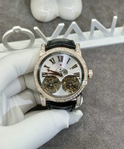 Roger Dubuis Tourbillon Real Gold 18K & Diamonds Best Replica 47mm (5)