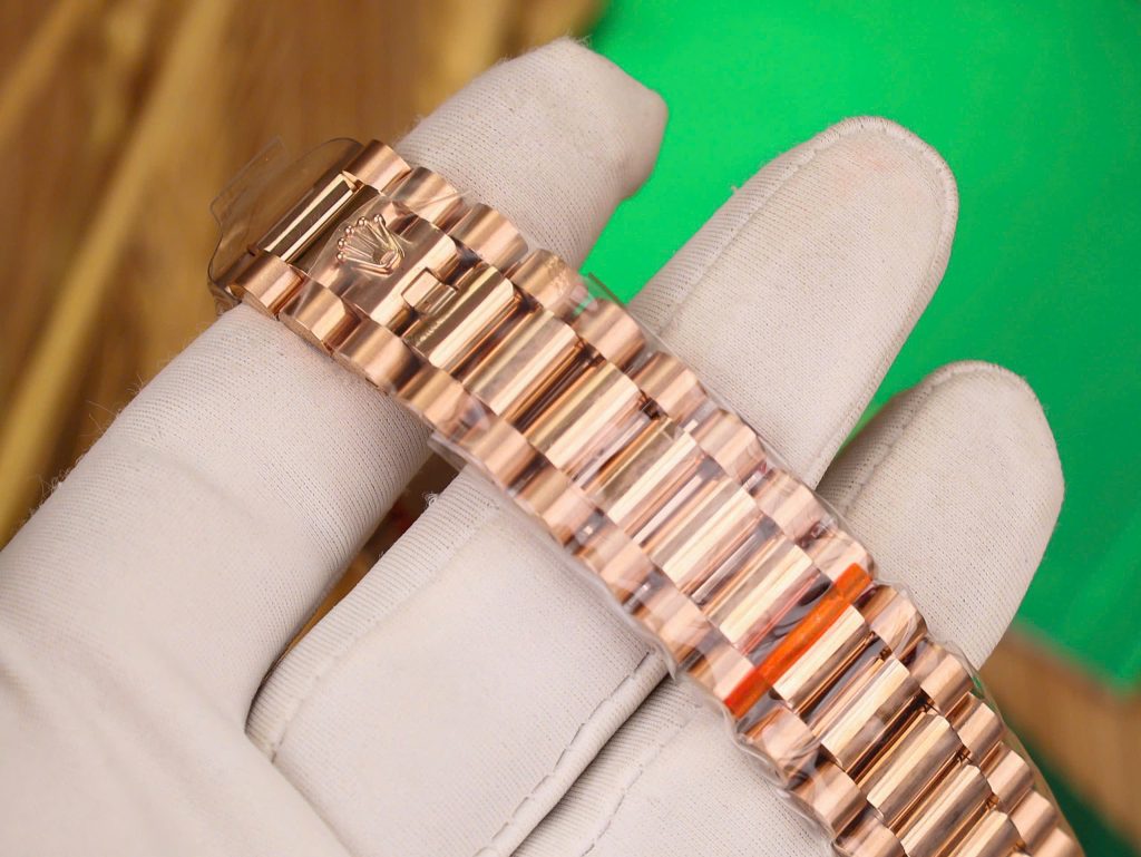 Rolex Best Replica Watch Day-Date 128235 Chocolate Dial Weight 158gram QF Factory 36mm (2)