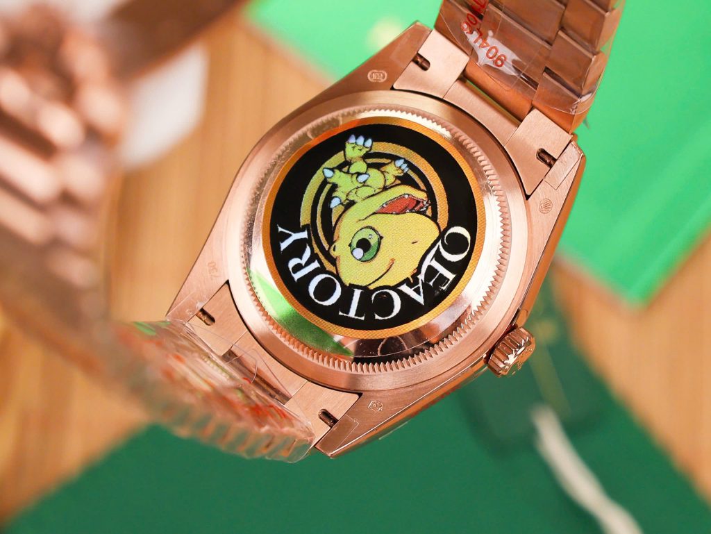 Rolex Best Replica Watch Day-Date 128235 Chocolate Dial Weight 158gram QF Factory 36mm (2)