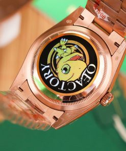 Rolex Best Replica Watch Day-Date 128235 Chocolate Dial Weight 158gram QF Factory 36mm (2)