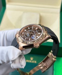 Rolex Best Replica Watch Sky-Dweller 326235 Chocolate Dial Weight 190 Gram ZF Factory 42mm (1)