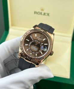 Rolex Best Replica Watch Sky-Dweller 326235 Chocolate Dial Weight 190 Gram ZF Factory 42mm (1)