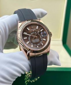 Rolex Best Replica Watch Sky-Dweller 326235 Chocolate Dial Weight 190 Gram ZF Factory 42mm (1)