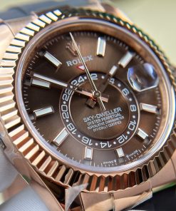 Rolex Best Replica Watch Sky-Dweller 326235 Chocolate Dial Weight 190 Gram ZF Factory 42mm (1)