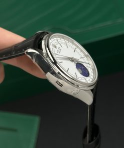 Rolex Cellini 50535 Moonphase Replica Watches Leather Men's (9)