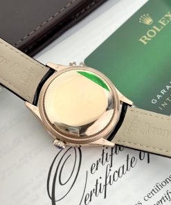 Rolex Cellini Dual Time 50525 Replica Watch Chocolate Dial 39mm (1)