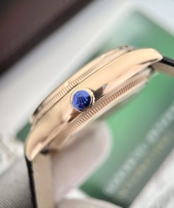 Rolex Cellini Dual Time 50525 Replica Watch Chocolate Dial 39mm (1)