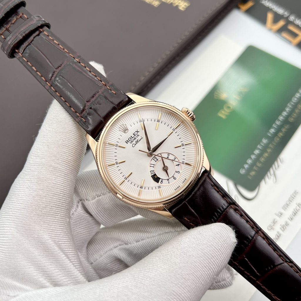 Rolex Cellini Dual Time 50525 Replica Watches Best Quality 39mm (2)