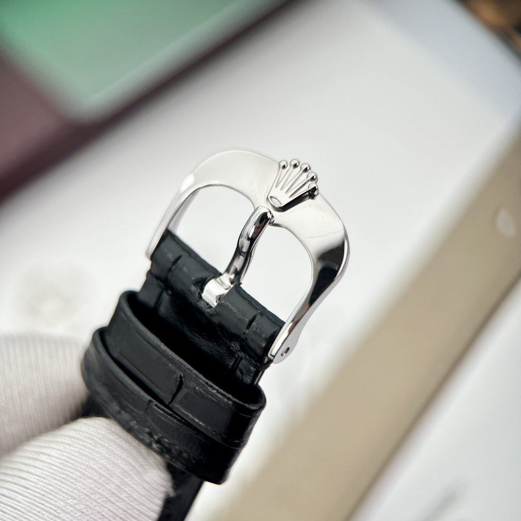 Rolex Cellini Dual Time 50529 Replica Watches White Dial 39mm (8)