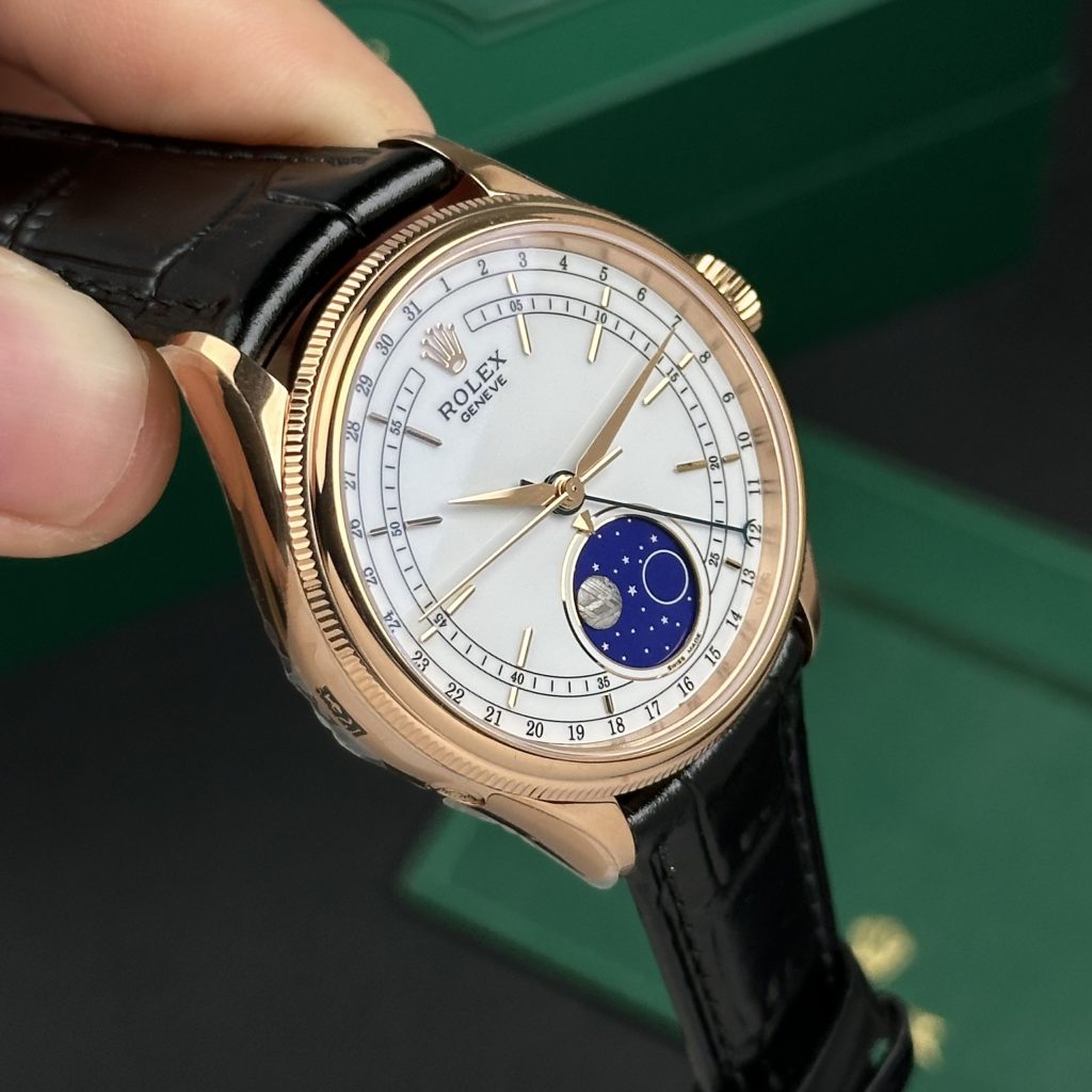 Rolex Cellini Moonphase 50535 Replica Watches Rose Gold EW (1)
