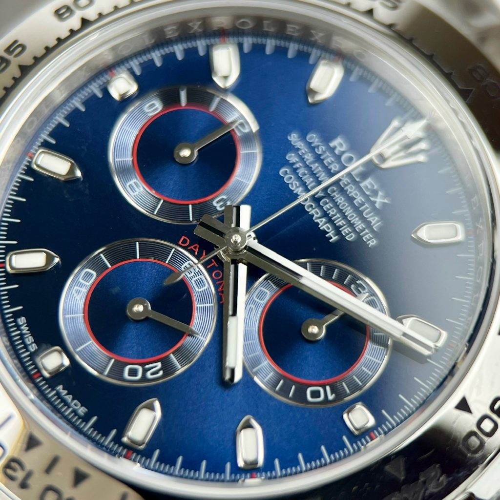 Rolex Cosmograph Daytona 116509 Replica Watches Blue Dial BT Factory (1)
