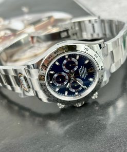 Rolex Cosmograph Daytona 116509 Replica Watches Blue Dial BT Factory (1)