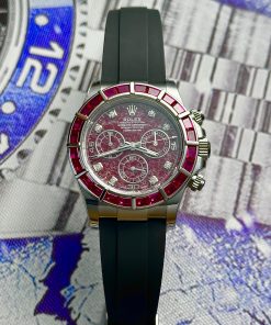 Rolex Cosmograph Daytona 116519 Rubellite Dial Replica Watches (3)
