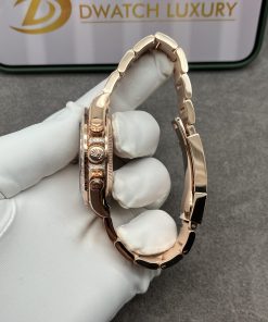 Rolex Cosmograph Daytona 126595TBR Real Gold & Diamonds Baguette 40mm (8)