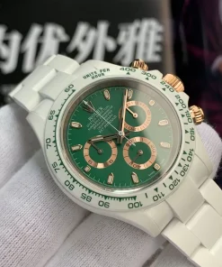 Rolex Cosmograph Daytona AET Green Dial Replica Watches 40mm (1)