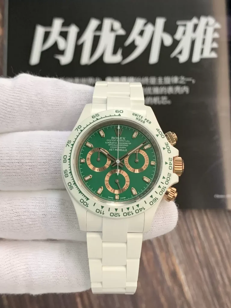 Rolex Cosmograph Daytona AET Green Dial Replica Watches 40mm (1)