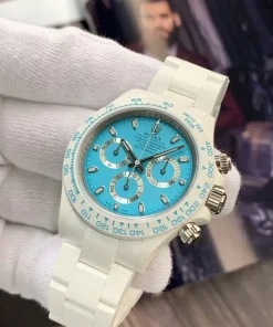 Rolex Cosmograph Daytona AET Ice Blue Dial Ceramic Replica Watch 40mm (3)