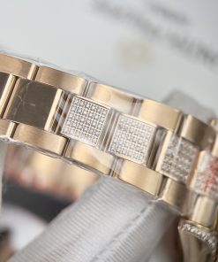 Rolex Cosmograph Daytona Rainbow Replica Watches Rose Gold 40mm (5)