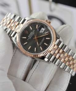 Rolex DateJust 126231 Gray Dial Demi Gold Best Replica VS Factory 36mm (1)