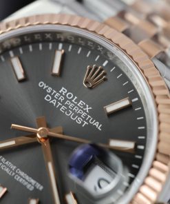 Rolex DateJust 126231 Gray Dial Demi Gold Best Replica VS Factory 36mm (1)