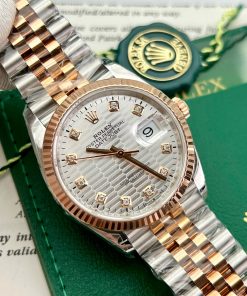 Rolex DateJust 126231 Sliver Fluted Dial Replica Watches VSF 36mm (1)