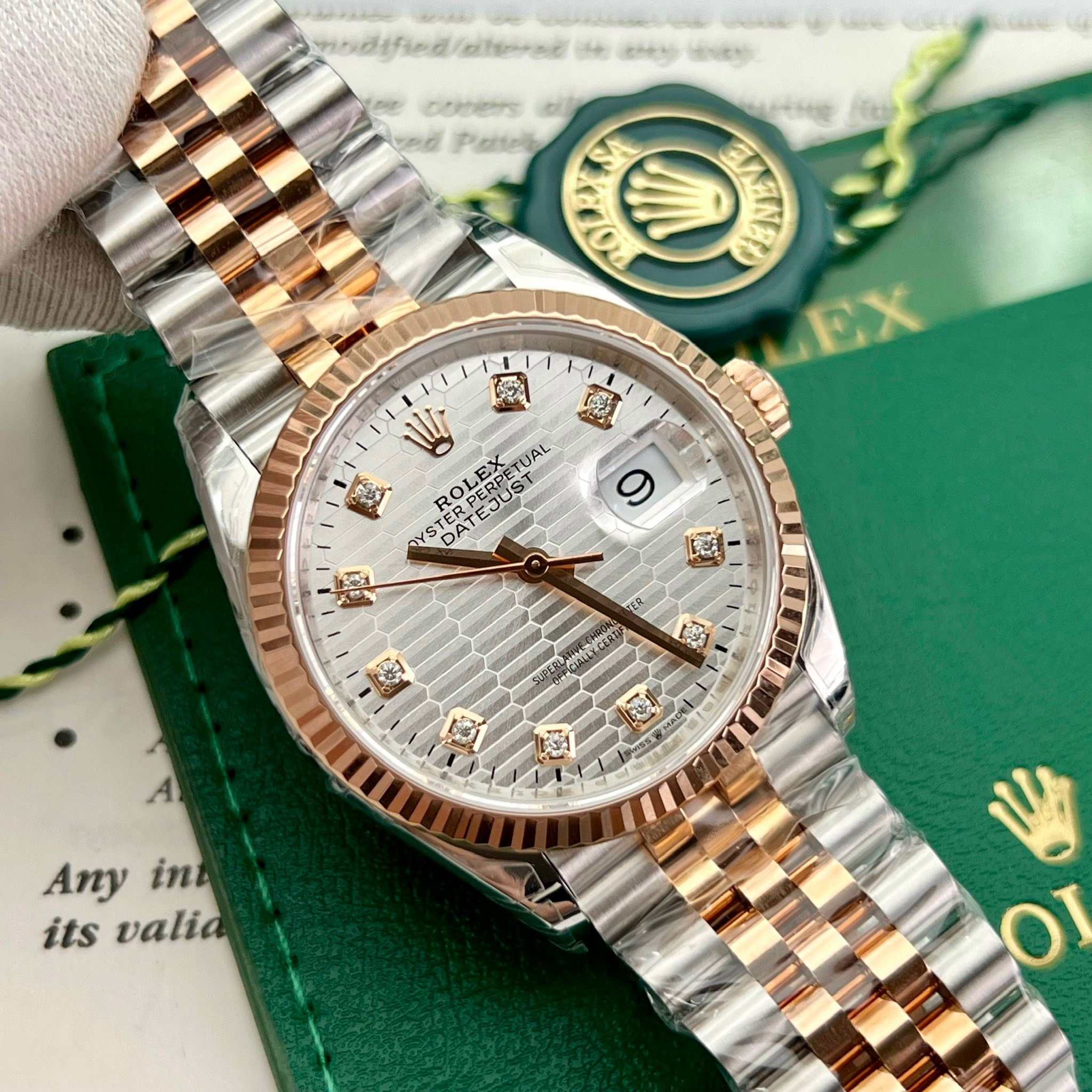 Rolex DateJust 126231 Sliver Fluted Dial Replica Watches VSF 36mm (1) Rolex DateJust 126231 Sliver Fluted Dial Replica Watches VSF 36mm (1)