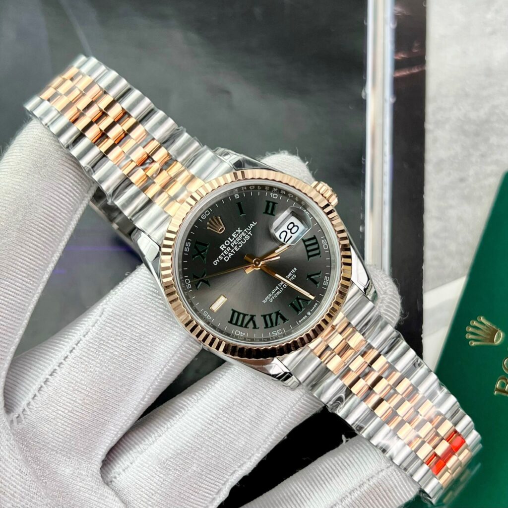 Rolex DateJust 126231 Wimbledon Dial Replica Watches VS Factory 36mm (8)