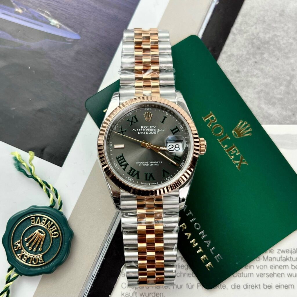 Rolex DateJust 126231 Wimbledon Dial Replica Watches VS Factory 36mm (8)