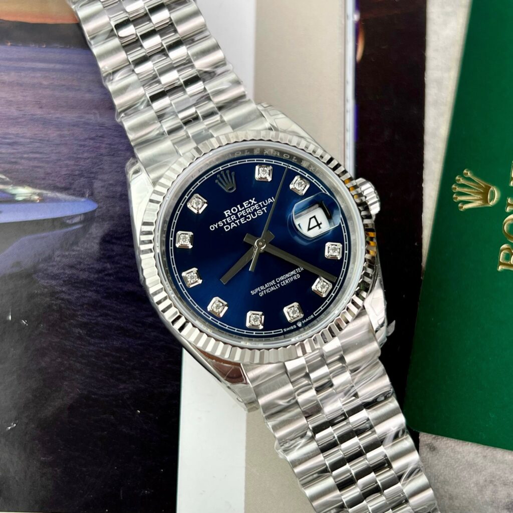 Rolex DateJust 126234 Blue Dial Replica Watches VS Factory 36mm (10)