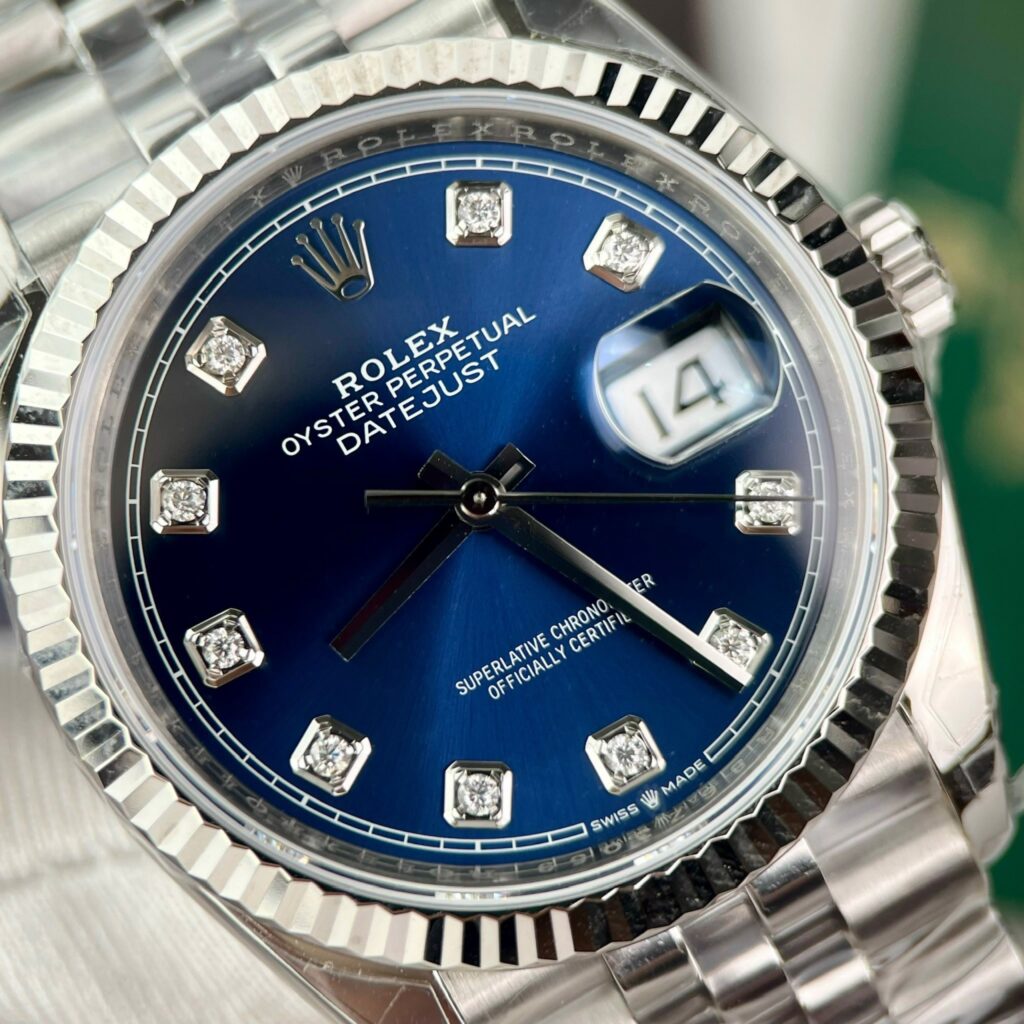 Rolex DateJust 126234 Blue Dial Replica Watches VS Factory 36mm (10)