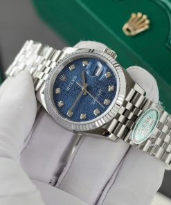 Rolex DateJust 126234 Replica Watch Navy Blue Mosaic Dial Clean Factory 36mm (1)