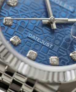 Rolex DateJust 126234 Replica Watch Navy Blue Mosaic Dial Clean Factory 36mm (1)