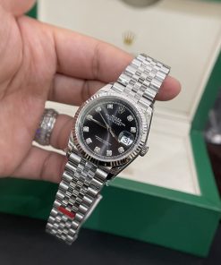 Rolex DateJust 126234 Replica Watch VS Factory Black Diamonds Dial 36mm (1)