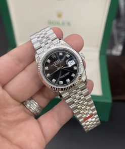 Rolex DateJust 126234 Replica Watch VS Factory Black Diamonds Dial 36mm (1)