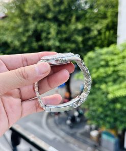 Rolex DateJust 126234 Custom Moissanite Diamonds Mother Of Pearl 36mm (4)